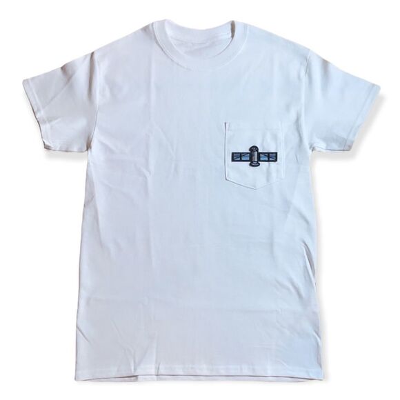NWT Wool + Pepper Co. Satellite Unisex Pocket Tee - Picture 1 of 6